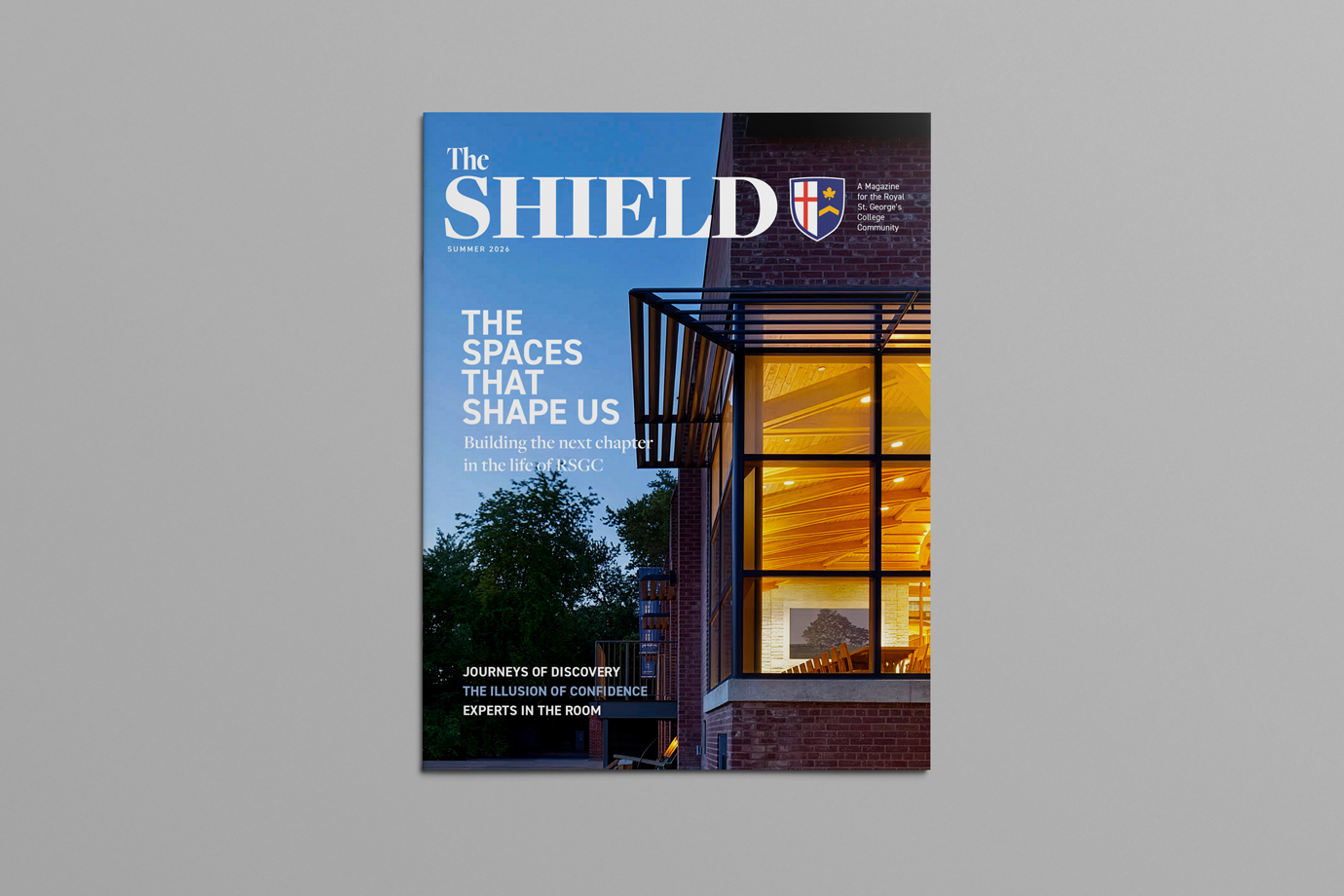 Design of the Royal St. Georges College school magazine